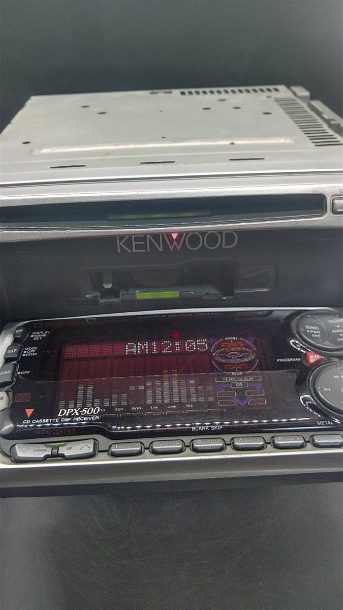 ○○ケンウッド KENWOOD 2DIN CD/カセットデッキ DPX-500 メンテ修理品