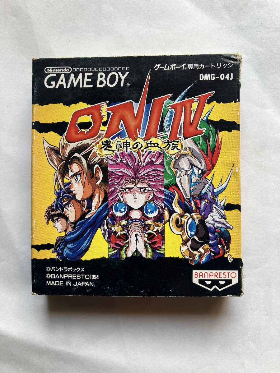 GB ゲームボーイ ONIⅣ 鬼神の血族 オニ4 中古 箱、説有り(ロール 