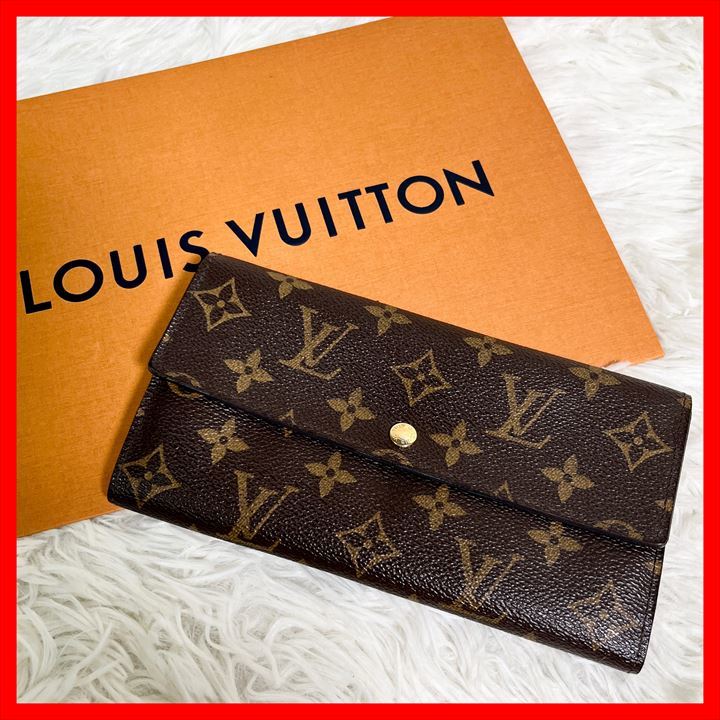 ルイヴィトン モノグラム ポルトフォイユ サラ 長財布 カード入れ 10枚
