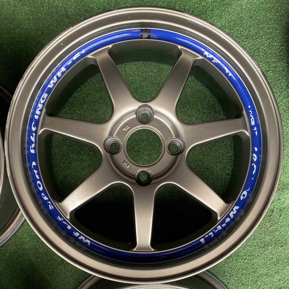 WEDS SPORT RACING 15インチ 7J +38 100 4H アルミホイール 4本