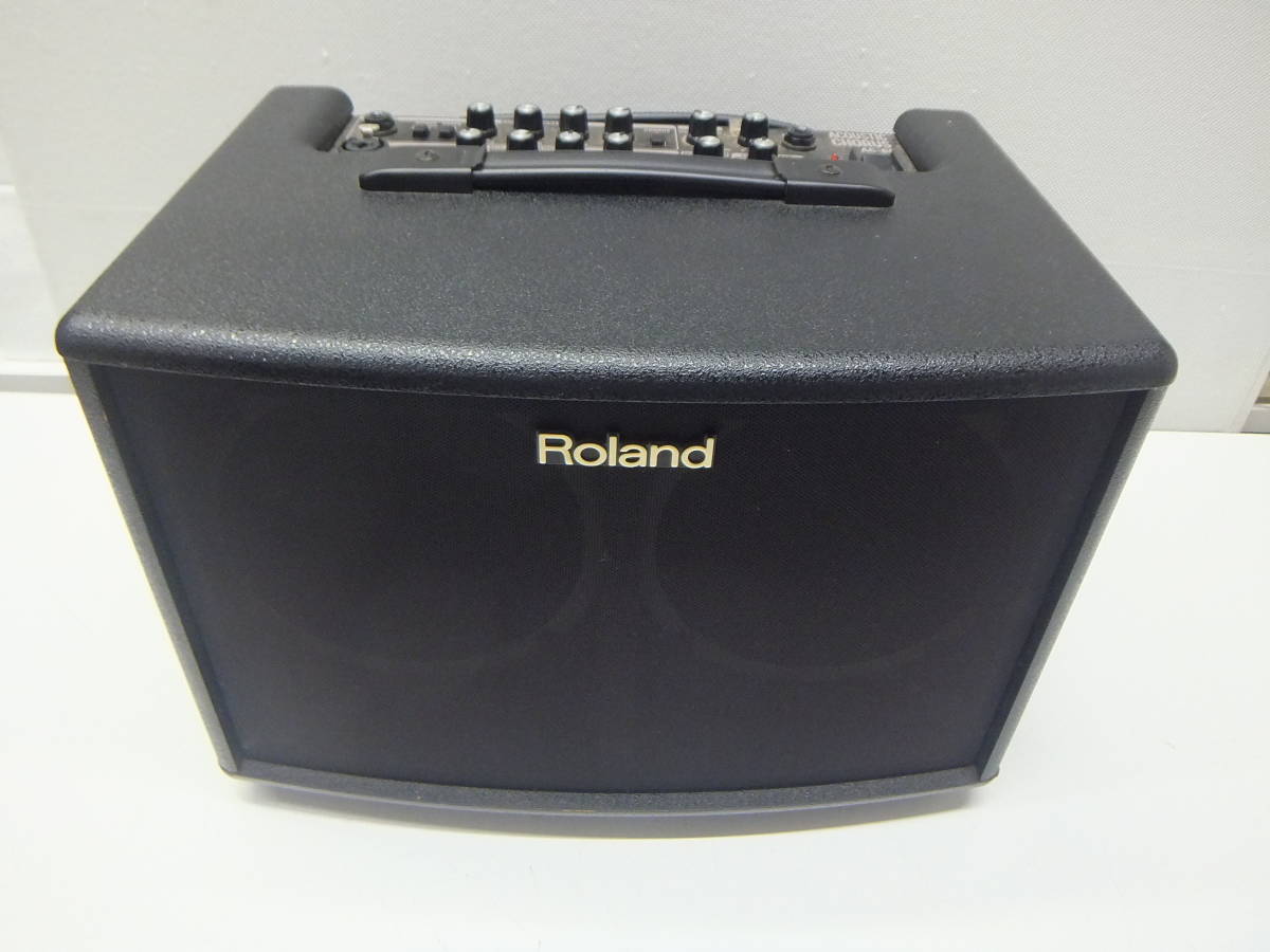 音響祭 1円スタート! 音出し確認のみ Roland ローランド ステレオ・モニター・アンプ AC-60 アコースティックギター専用 コレクター必見!