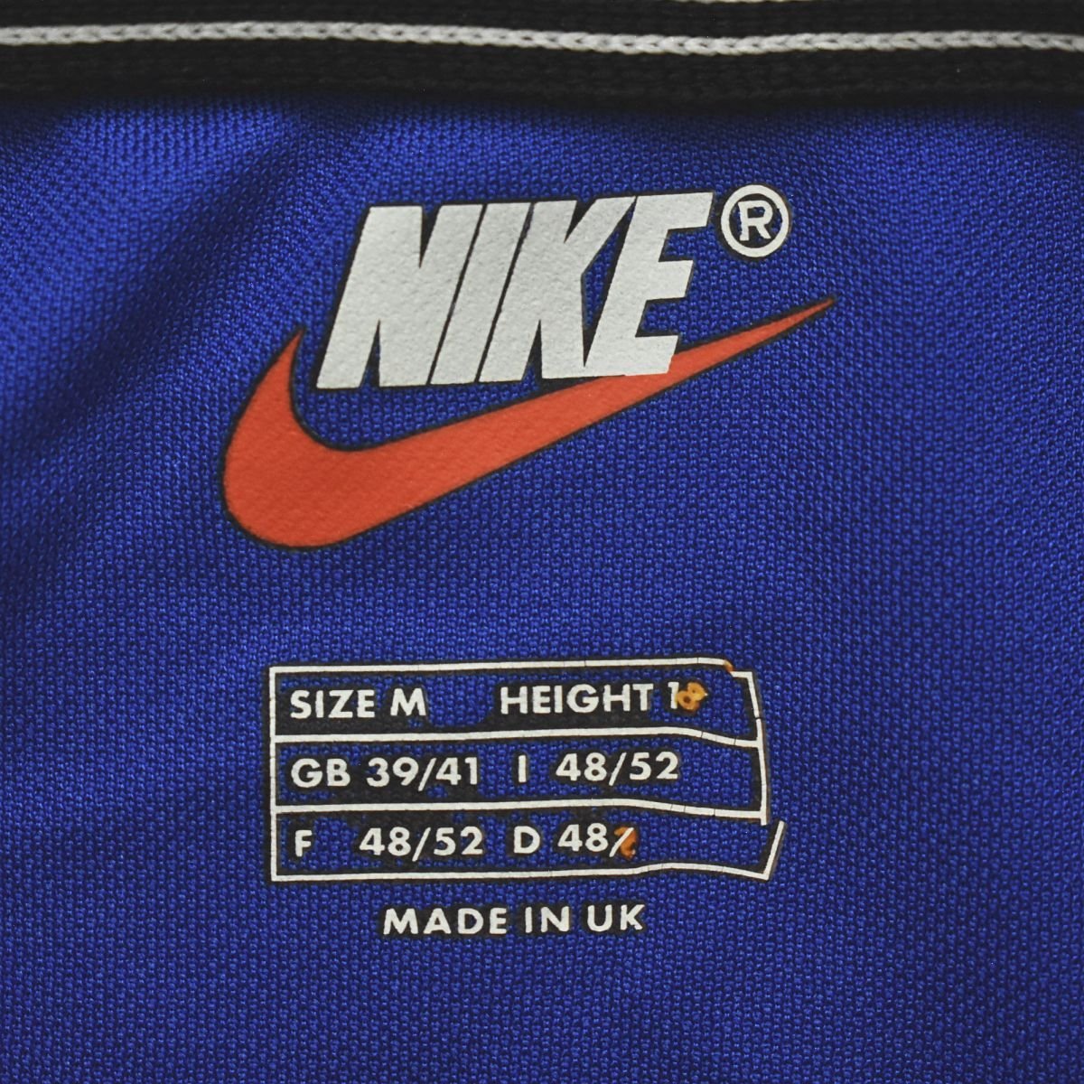 ☆当時物 ナイキ NIKE 98年 オランダ代表 UK製 アウェイ サッカー