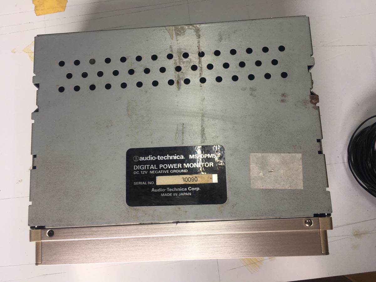 MS-DPM5 電圧計 温度 DIGITAL POWER MONITOR オーディオテクニカ 