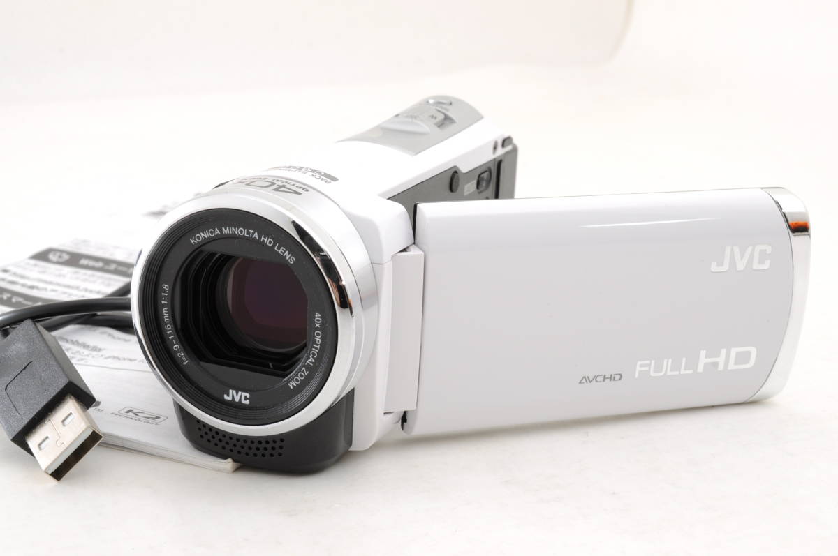 未使用JVC Everio GZ-HM390-W ハイビジョンメモリームービー - メルカリ