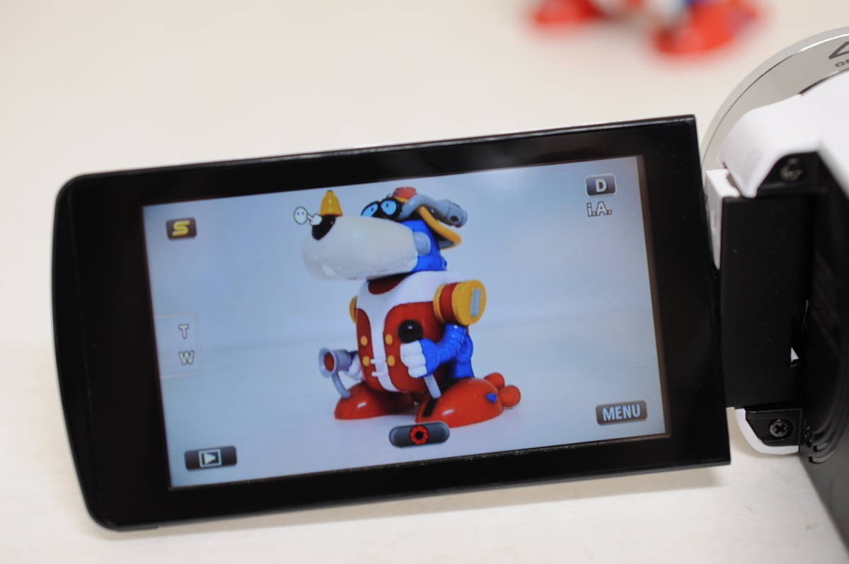 KIK30]動作品 JVC Everio GZ-HM390-W メモリームービー デジタルビデオ