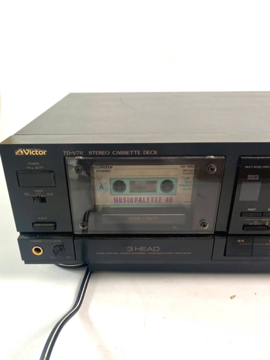 Victor ビクター TD-V711 カセットデッキ オーディオ機器 音響機器