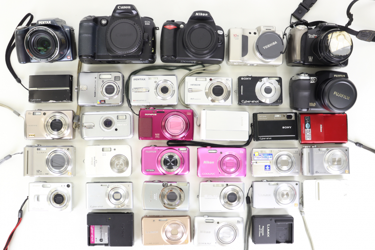 デジタルカメラ30個まとめ Canon IXY Nikon FUJIFILM PENTAX TOSHIBA