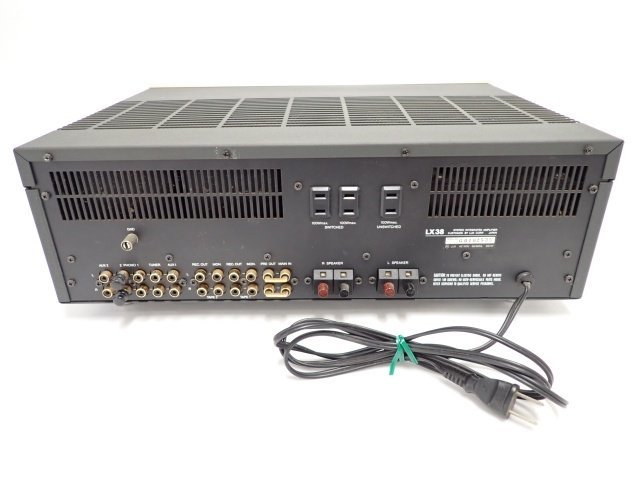 LUXMAN LX38 ラックスマン 管球式 真空管 プリメインアンプ