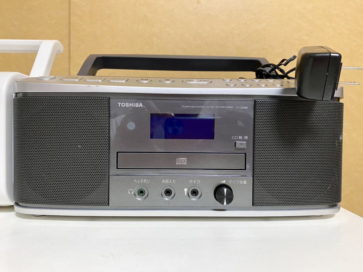 TOSHIBA CD ラジオカセットレコーダー TY-CDW990 (2020年製) ○東芝 AM