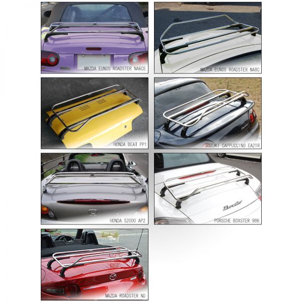 iConcept トランクキャリア ver3 標準 オールステンレス ブラック 穴