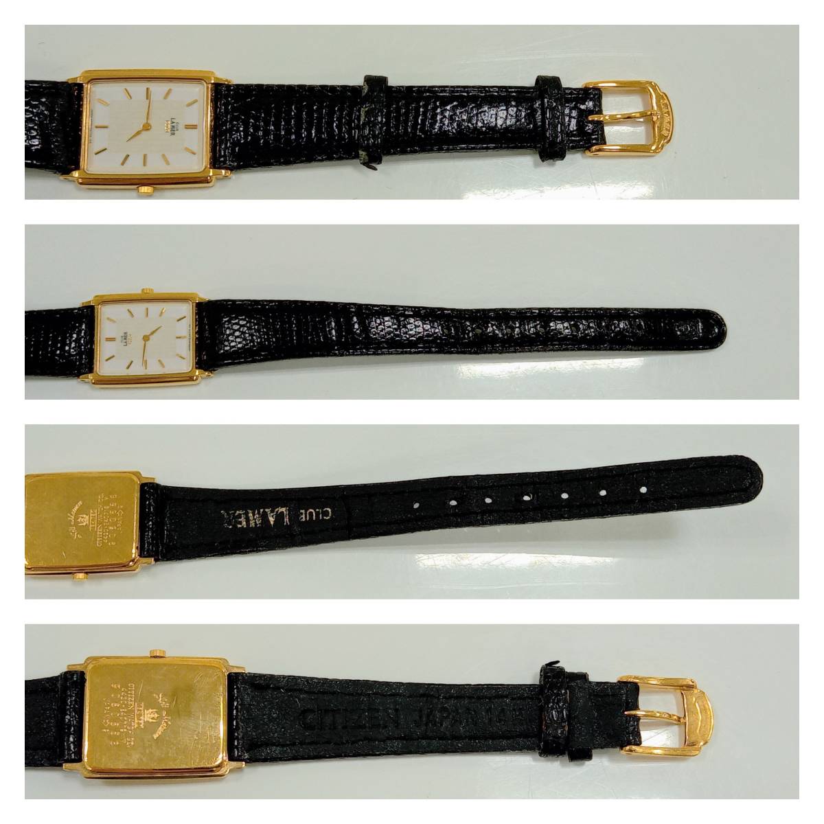 ジャンク CLUB LAMER CITIZEN 4420-E40719 腕時計 K18 750 クォーツ 
