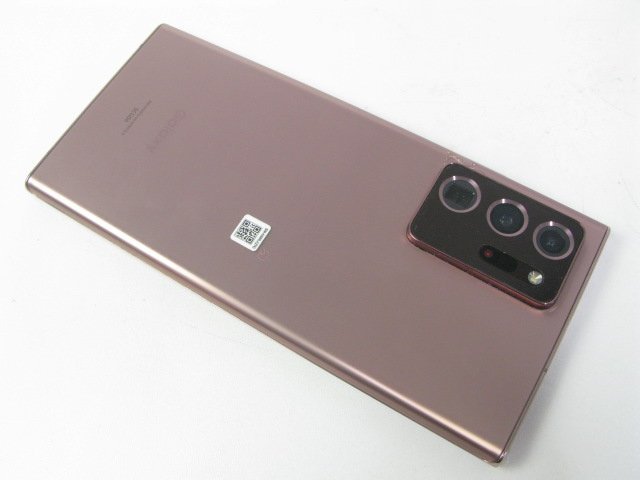 SIMフリー au SCG06 GALAXY Note20 Ultra 5G ミスティックブロンズ