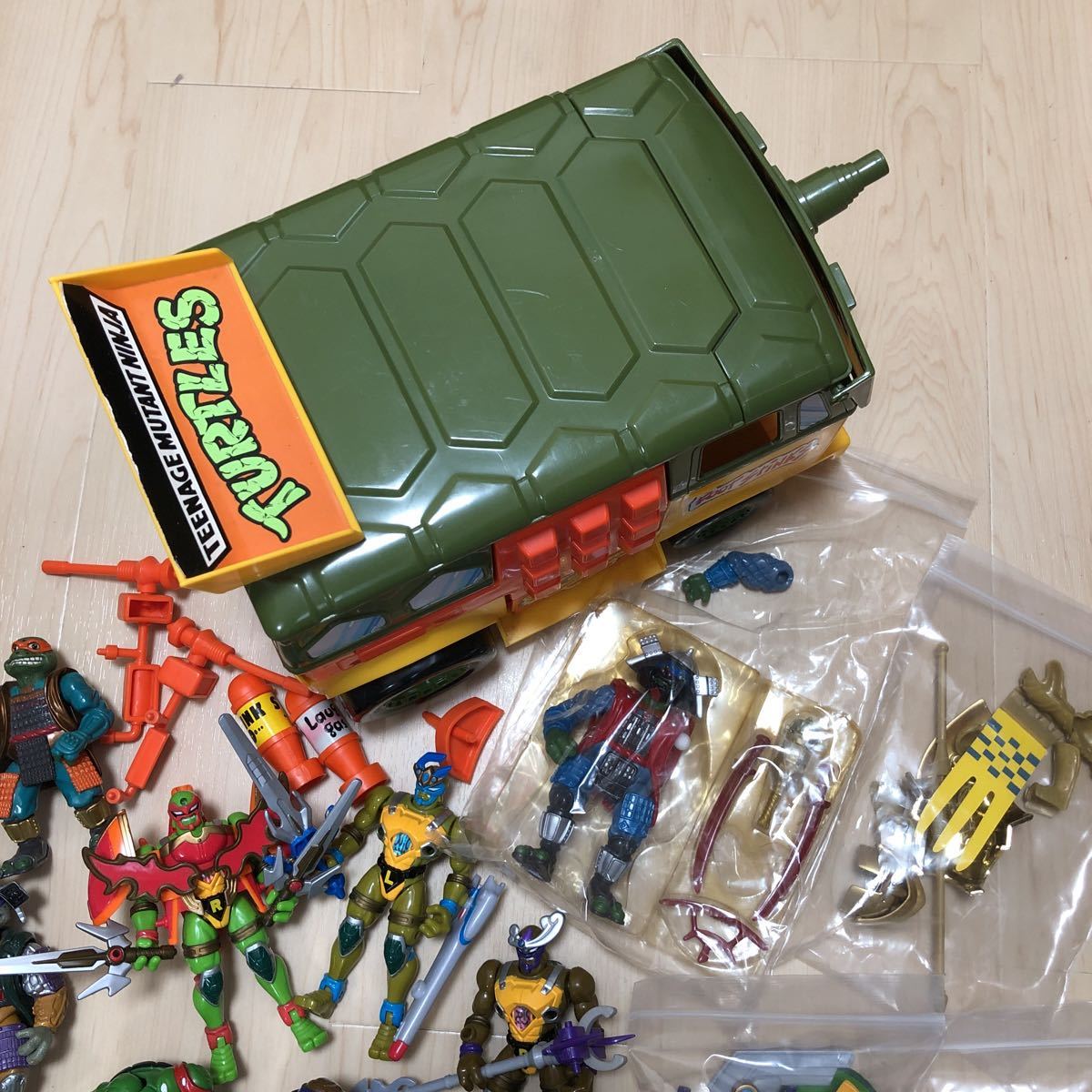 タートルズ TMNT ジャンク フィギュア ワゴン まとめ 大量 ウルトラ 
