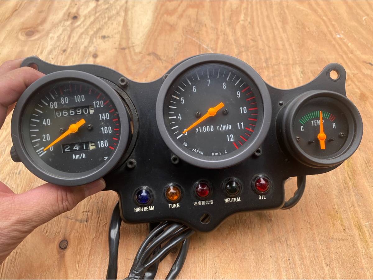 カワサキ KDX125SR スピードメーター インジケータ めずらしい セット 