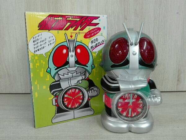 【美品】仮面ライダー 目覚まし時計 石森プロ リズム株式会社