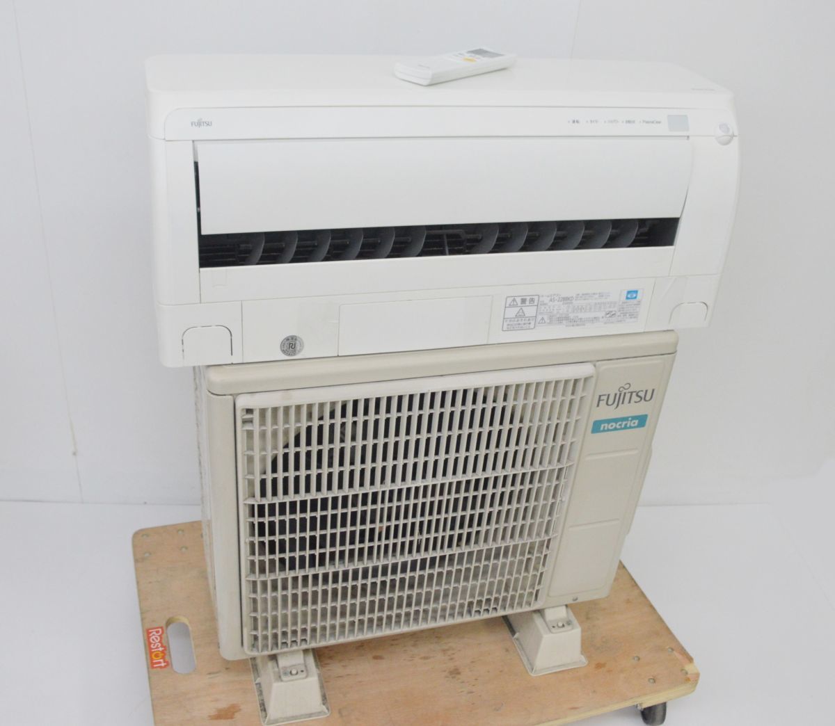 530YA B 0628G2 1円 富士通 ルームエアコン nocria ノクリア AS-228BKD 