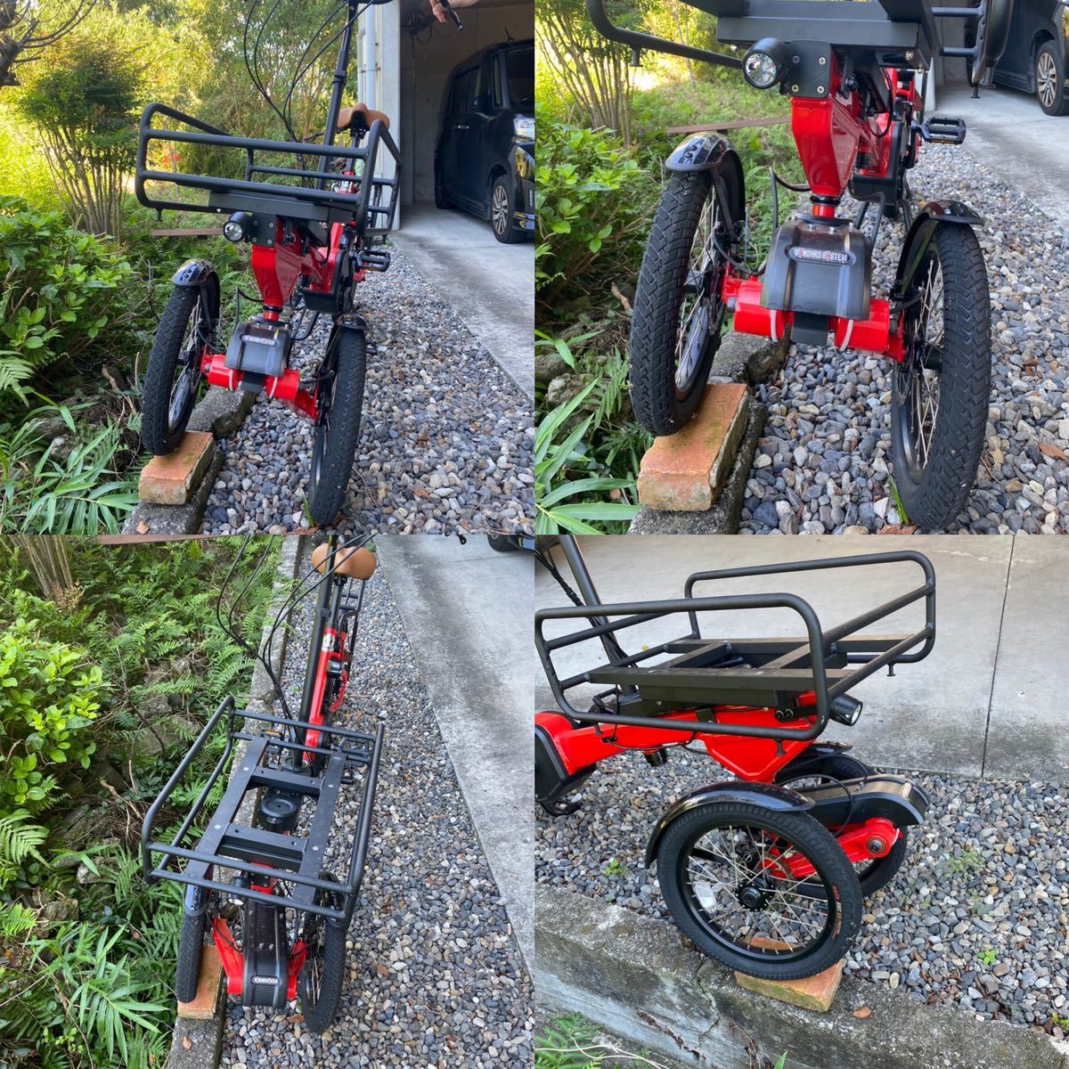 豊田トライク キャリー 大人の三輪車 自転車 お洒落電動自転車 電動 
