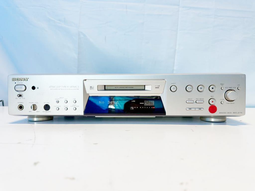 MDS-JE770 SONY MDデッキ | - ソニー 価格比較 ソニーグループ MD 整備