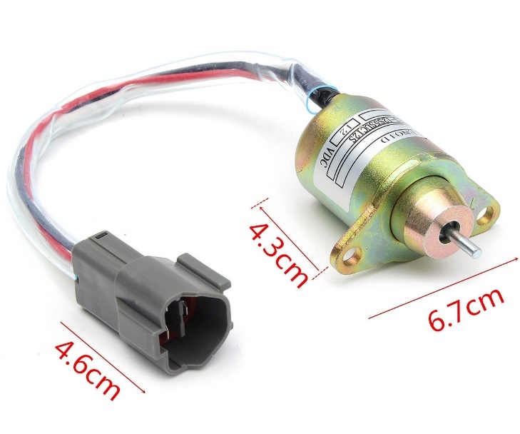 ヤンマーストップソレノイド 119233-77932 優良部品 - 燃料遮断