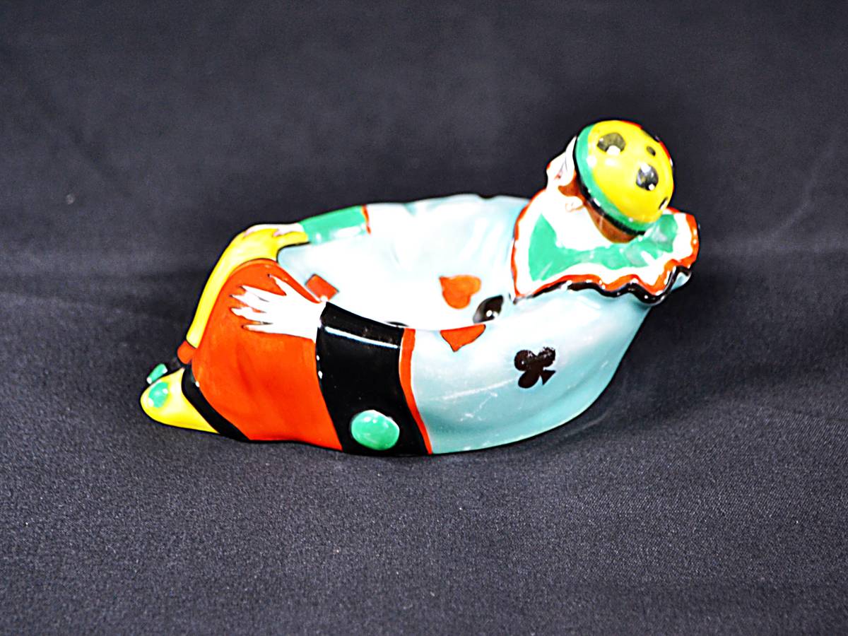 ☆超希少の逸品☆ オールド ノリタケ ピエロ ピンディッシュ トレイ