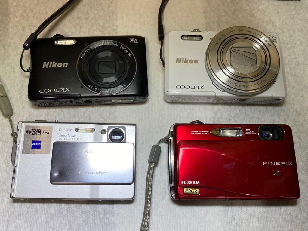 デジタルカメラ ニコン FUJIFILM SONY 4台まとめ売り 動作未確認 