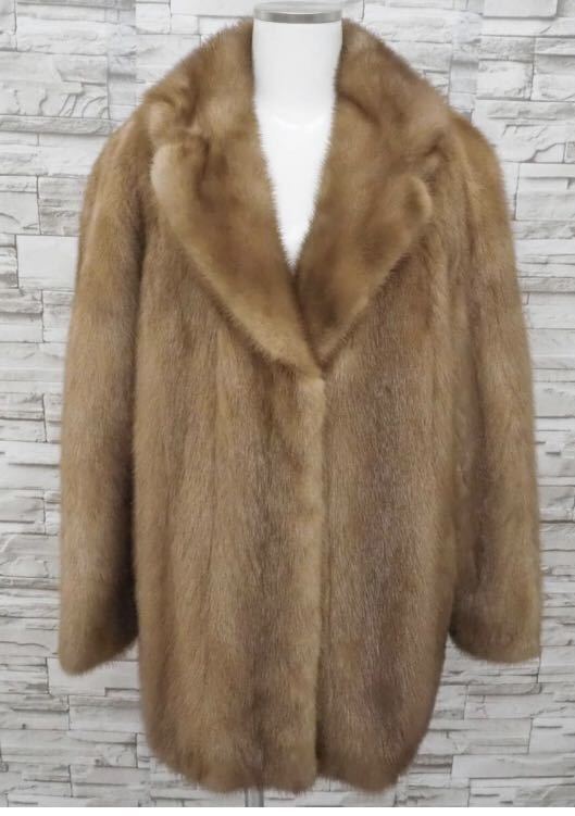 ■パステルミンク■ハーフコート■着丈68cm■MGSable■