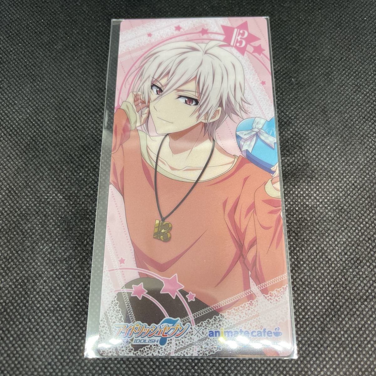 新品★アイナナ★TRIGGER【九条天】アニカフェ★特典★クリアブックマーク アイドリッシュセブン アニメイト カフェ クリア ブックマーク 九条 天