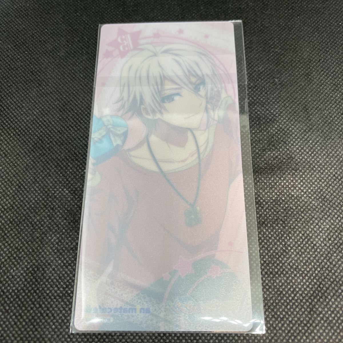 新品★アイナナ★TRIGGER【九条天】アニカフェ★特典★クリアブックマーク アイドリッシュセブン アニメイト カフェ クリア ブックマーク 九条 天