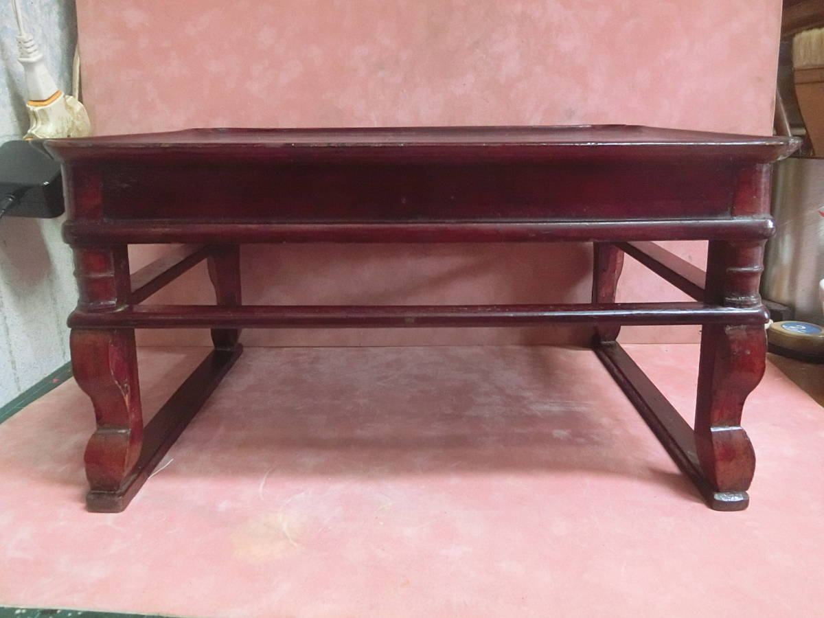 李朝螺鈿 李朝家具 四方膳 ソバン 骨董 韓国 朝鮮美術 李朝 アンティーク