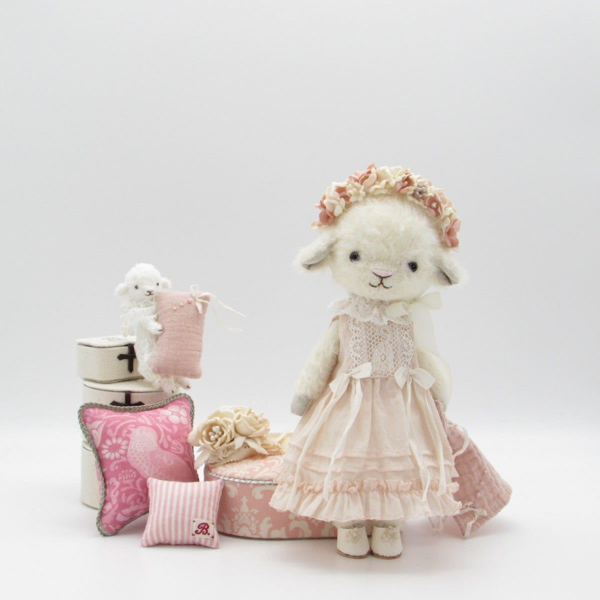 ひつじの着せ替えセット ぬいぐるみ(体長10cm - 30cm)｜売買された