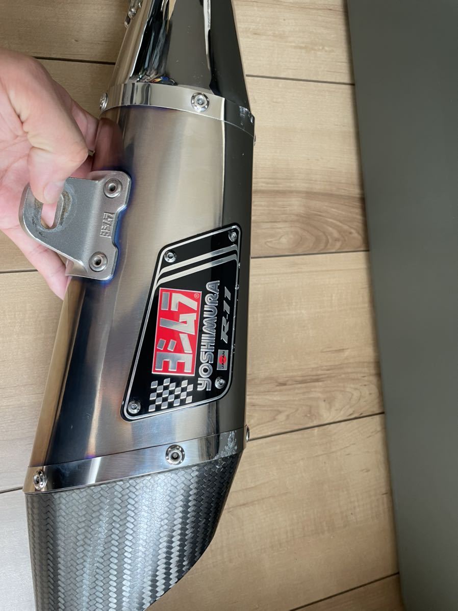 アキ子夫人ヨシムラ R-11 サイクロン フルエキ チタンブルー