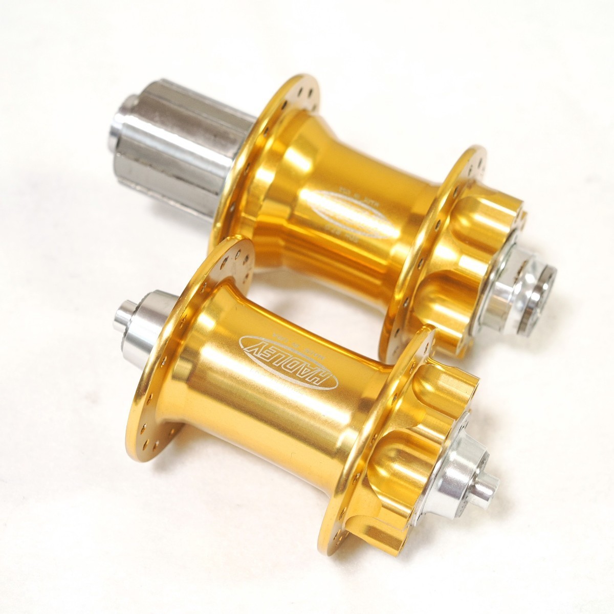 HADLEY 前後ハブセット HADLEY MTBハブ Hadley ハブ | Hub gold race