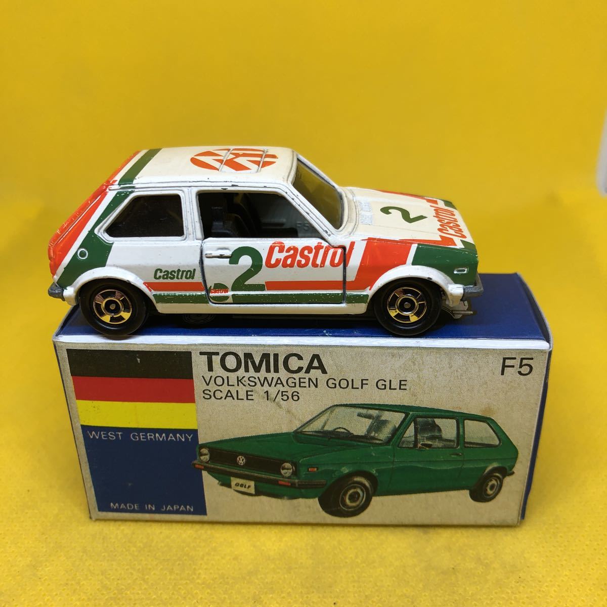 トミカ フォルクスワーゲン ゴルフ GLE カストロール No.F5 1⁄56 F5