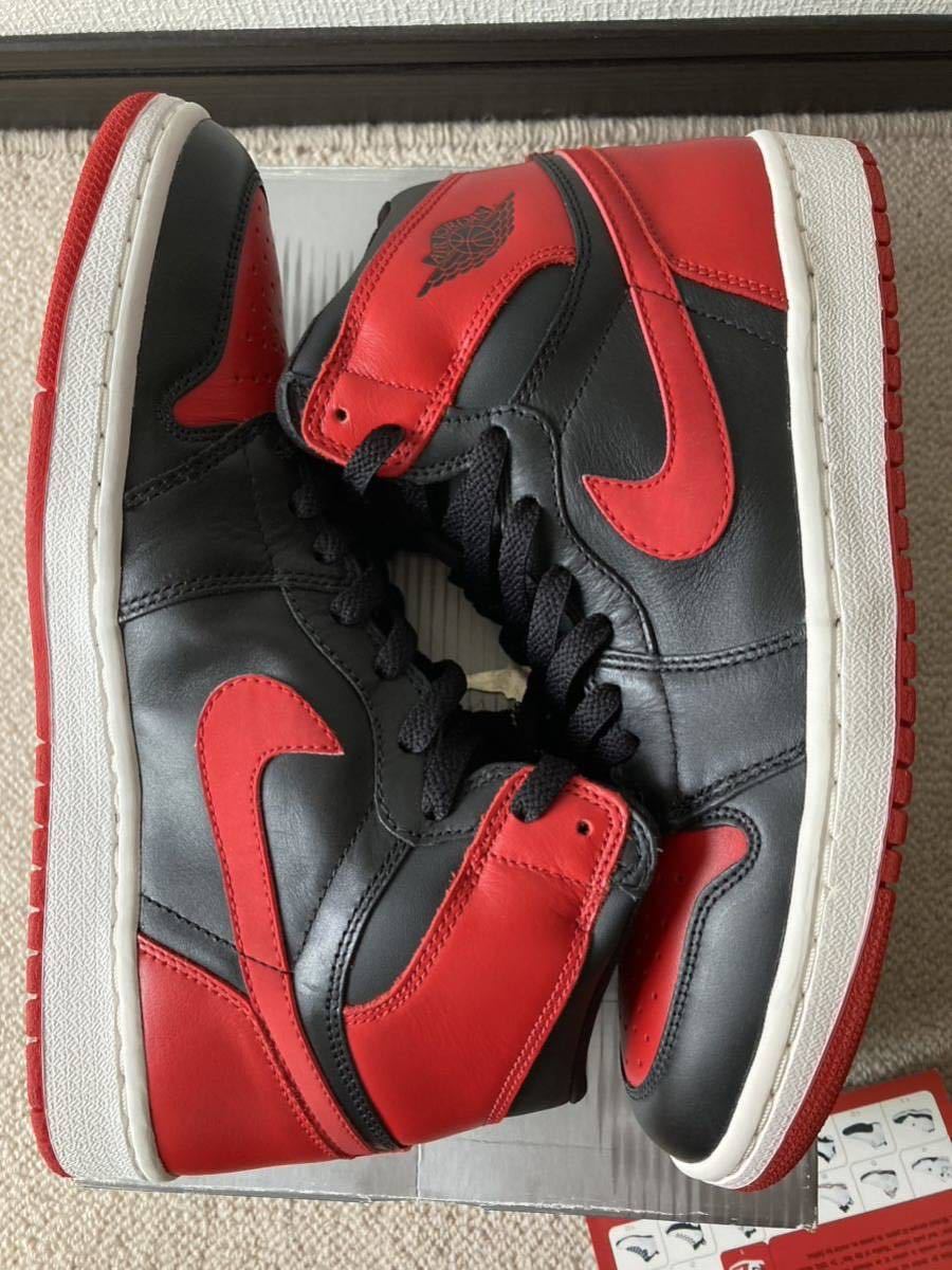 NIKE AIR JORDAN 1 RETRO ナイキ エアジョーダン1 2001年 赤 黒 136066  