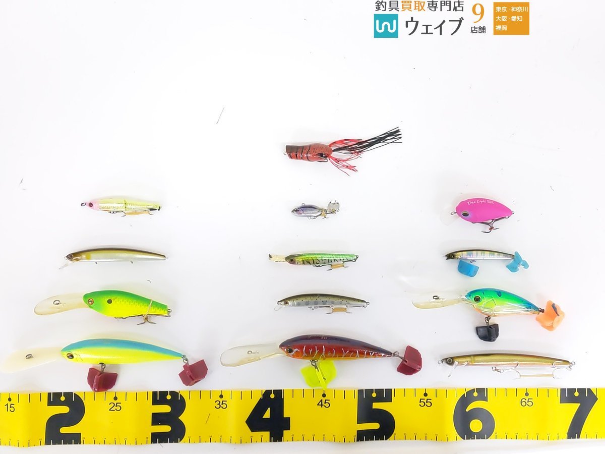 エバーグリーン ゴールドディガー 600・ジャッカル ライザーベイト 007R 等計13個中古 バス ルアー セット