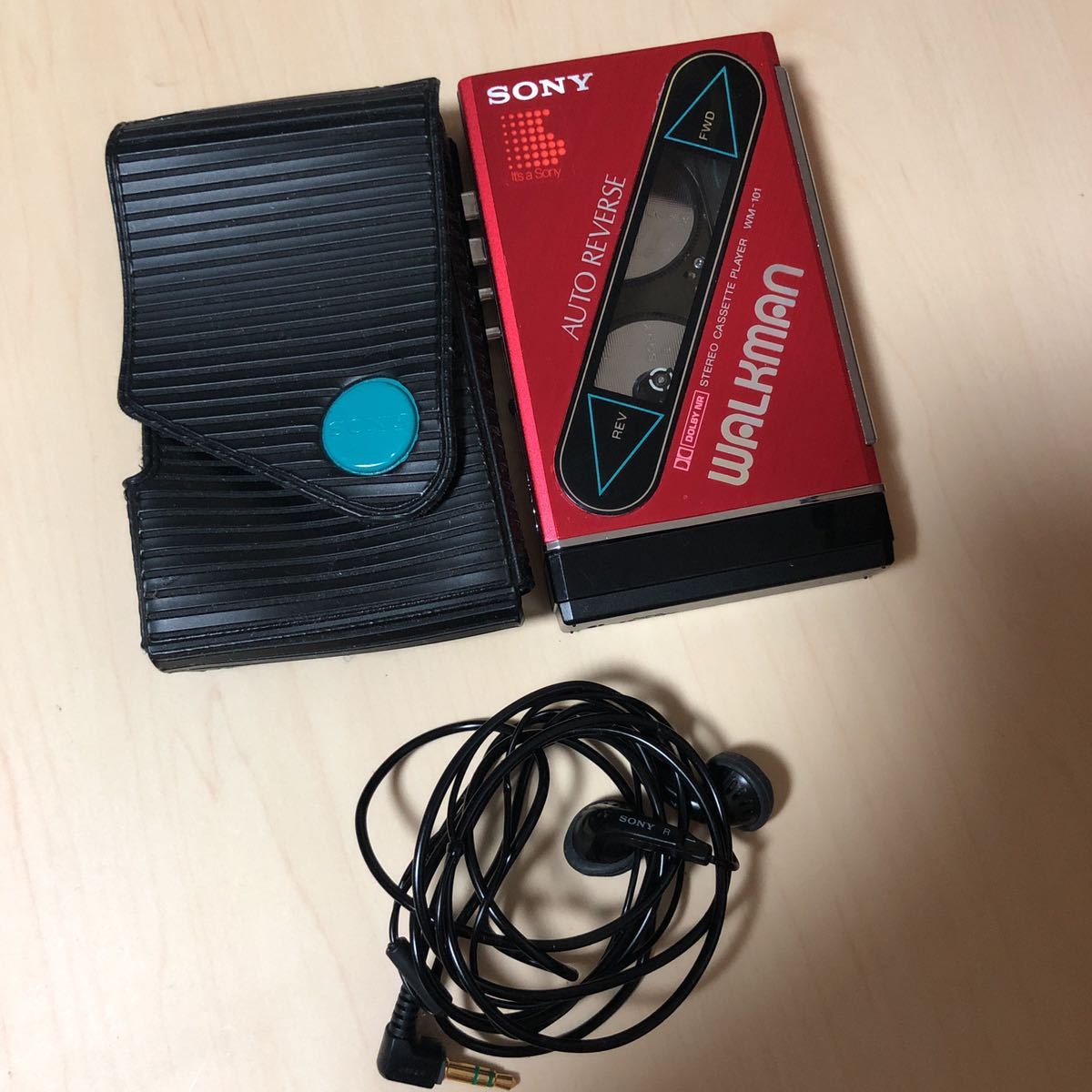 【ジャンク】SONY WALKMAN WM-101 ソニーウォークマン ポータブルカセットプレーヤー　