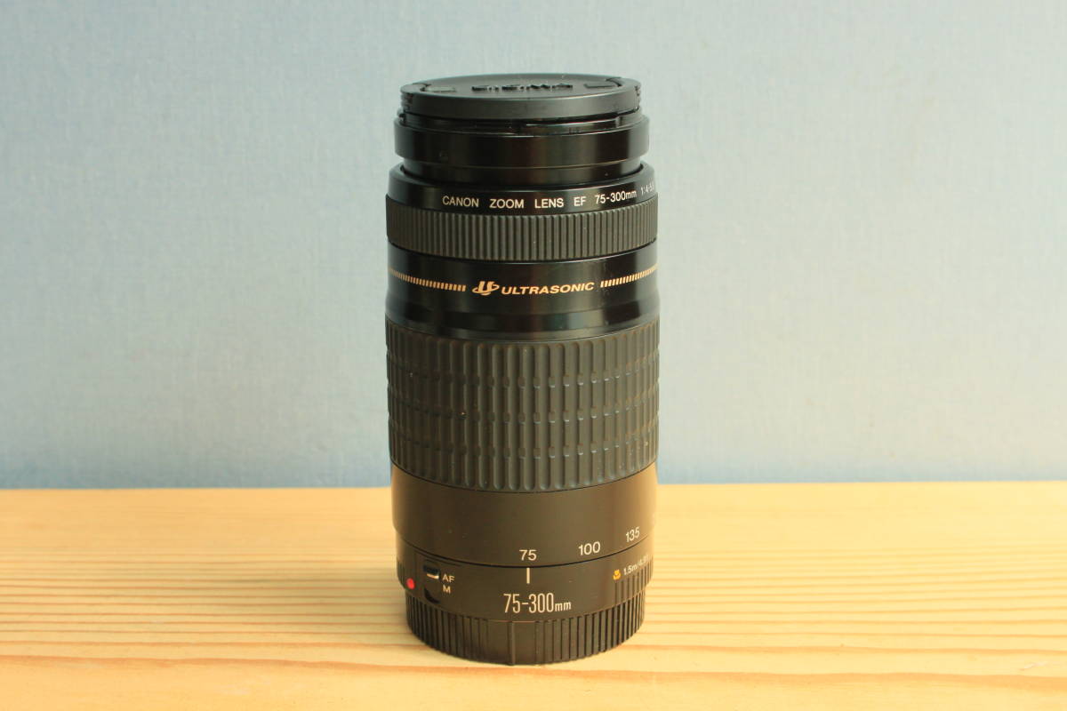 外観美品 Canon EF 75～300㎜ f4～5.6 キャノン 作動良好品 送料520円 