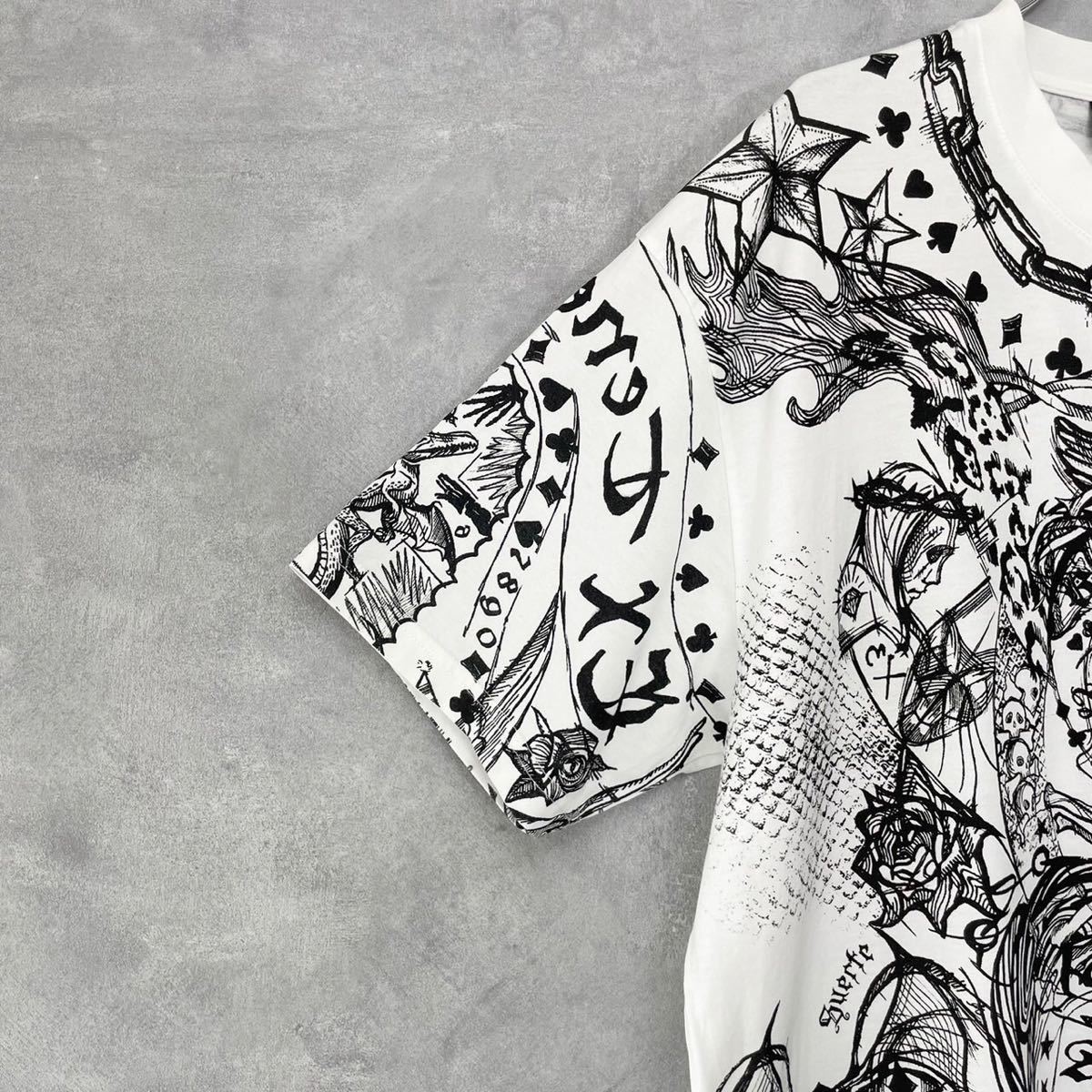 超希少!! ジバンシー Tシャツ カオスタトゥー スカル ピエロ キリスト  