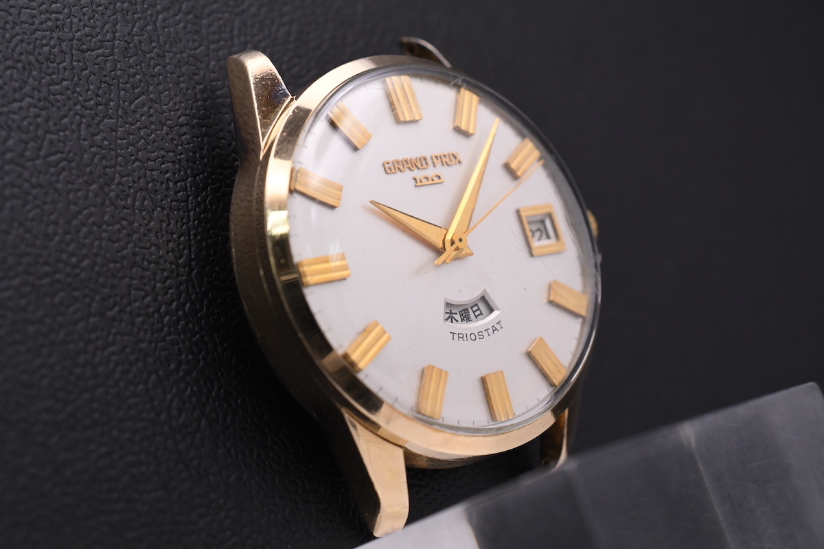 ORIENT GRAND PRIX100 TRIOSTAT Ref:S-45406 14KGF 100石 オリエント 