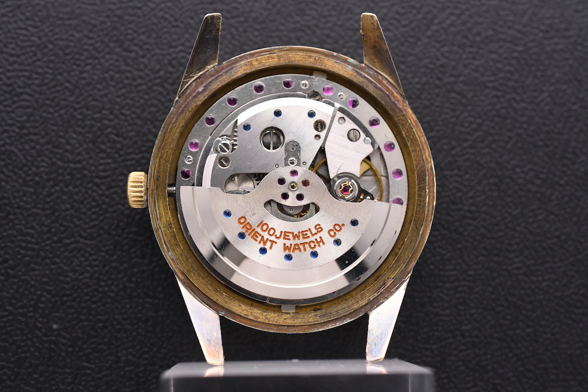 ORIENT GRAND PRIX100 TRIOSTAT Ref:S-45406 14KGF 100石 オリエント 