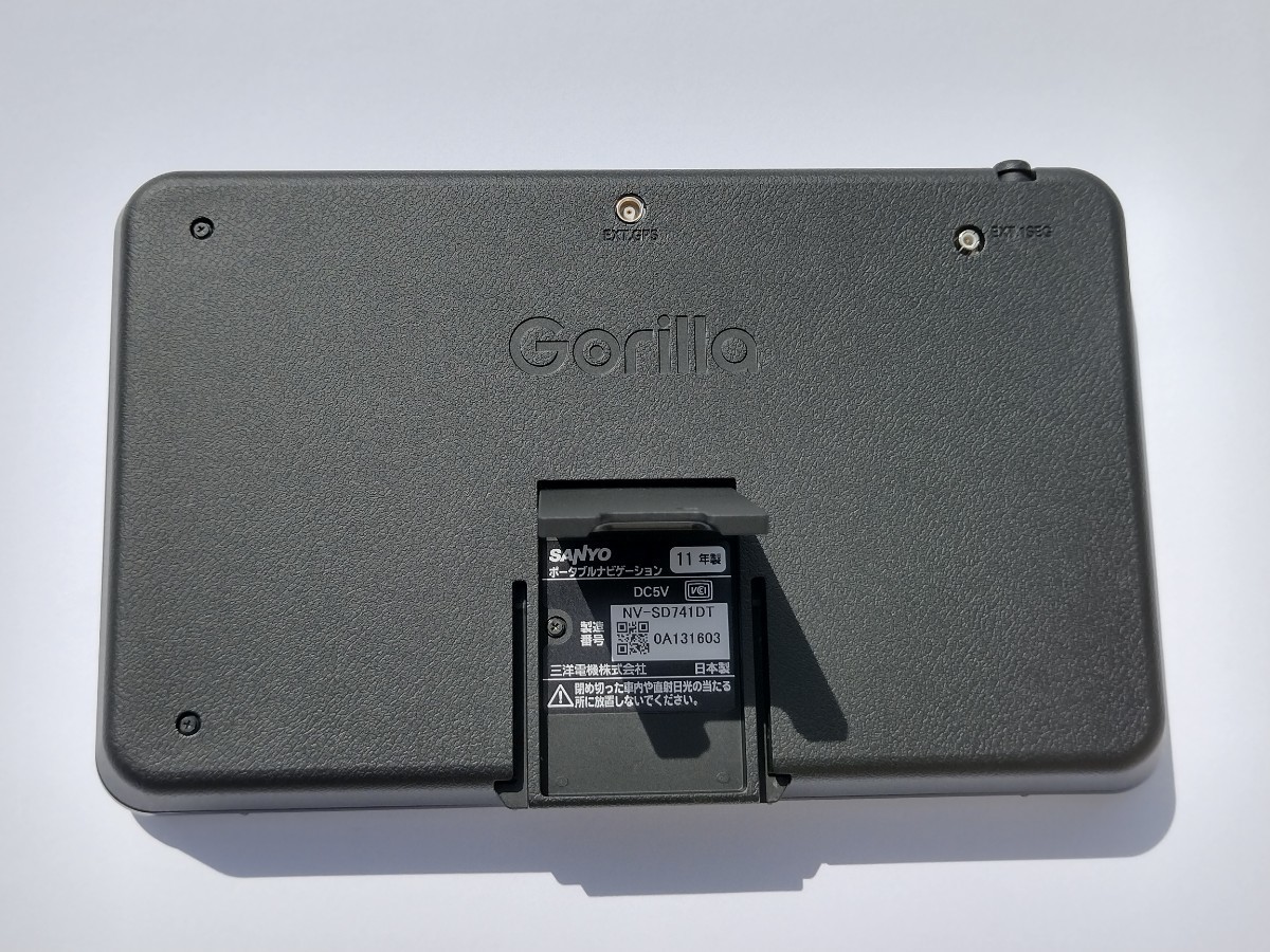 Gorilla NV-JM520DT SANYO 未使用品SANYO ポータブルナビ｜Yahoo