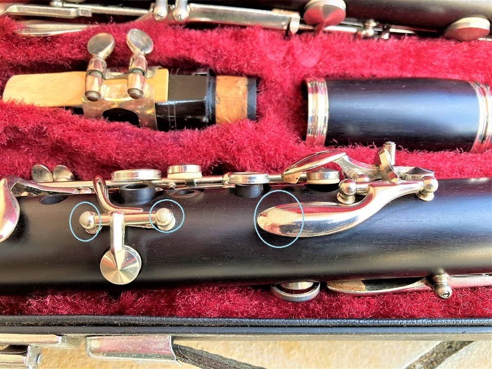 Nikkan ニッカンのクラリネット YCL-351 程度良し！ YCL-351 レザー