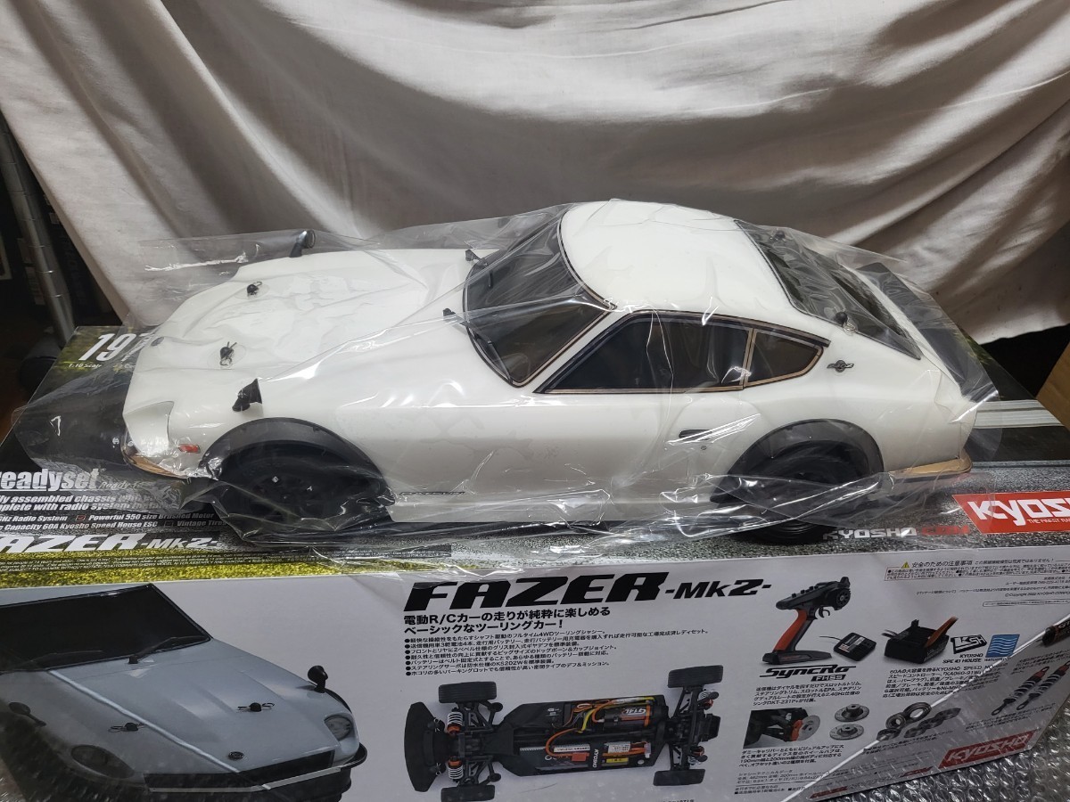 京商 1/10 FAZER MK2 1971 DATSUN 240Z Tuned Ver.White Kyosho FZ02