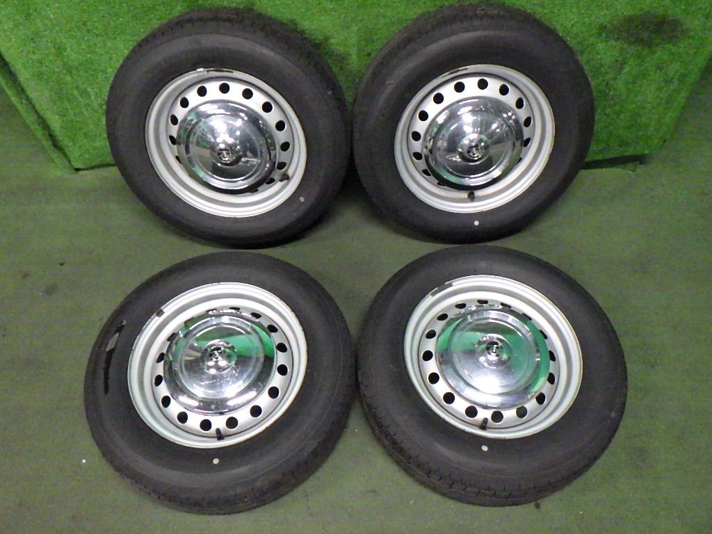 光岡リョーガ純正 175/70R14インチ 5J PCD114.3 4穴 スチール ホイール 
