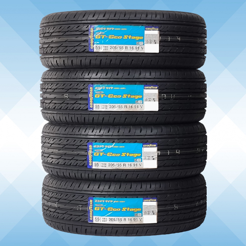 205/55R16 91V GOODYEAR グッドイヤー GT-ECO STAGE 20年製 正規品 送料無料 4本セット税込 32，000より 2