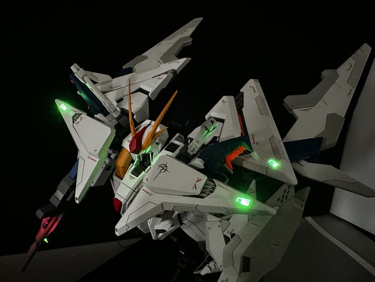 HGUC クスィーガンダム 1⁄144 全塗装 完成品 改修済み LED発光 Yahoo