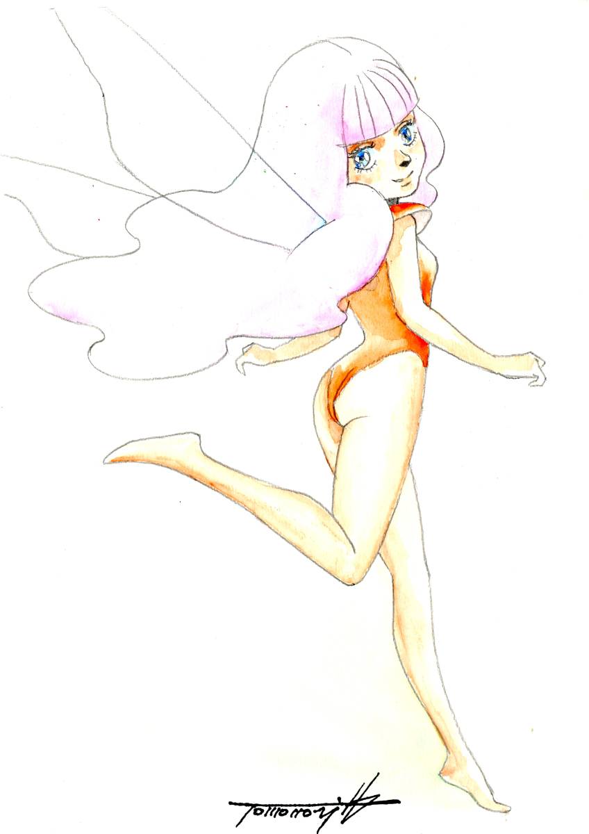 手描きイラスト721　湖川友謙　直筆イラスト