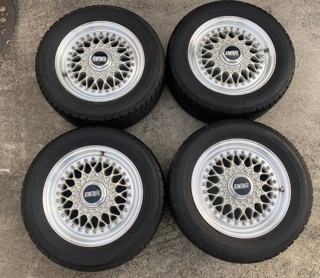 A8454 BBS RS242 PCD100 6JX14H2ET40 195/60R14 4本セット の入札履歴 