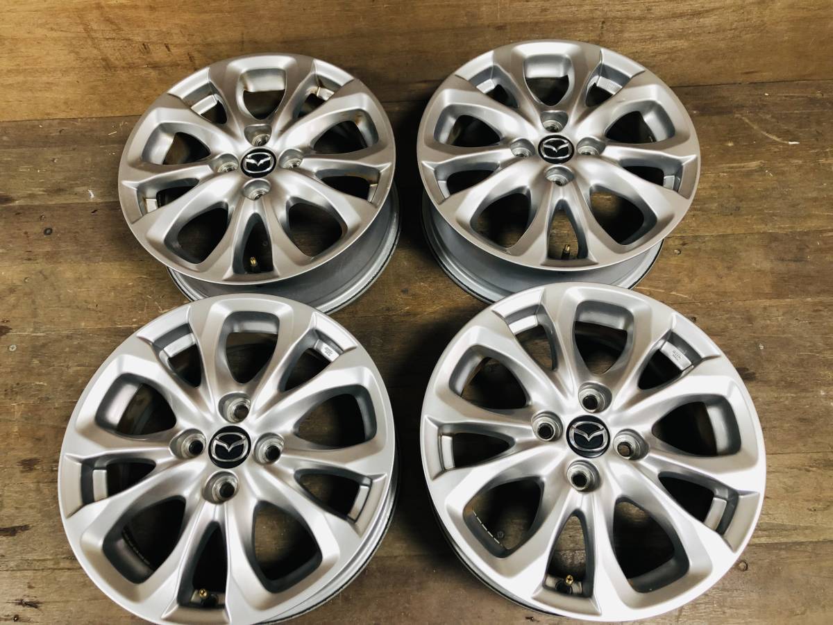 中古ホイール】マツダ デミオ 純正 15インチ アルミ ホイール 4本
