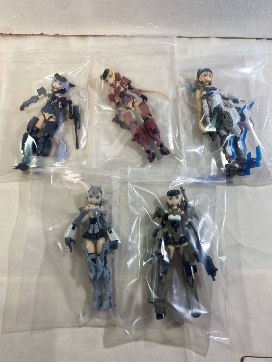 Mコトブキヤ ジャンク フレームアームズガール 組済 5体セット パーツ取りに